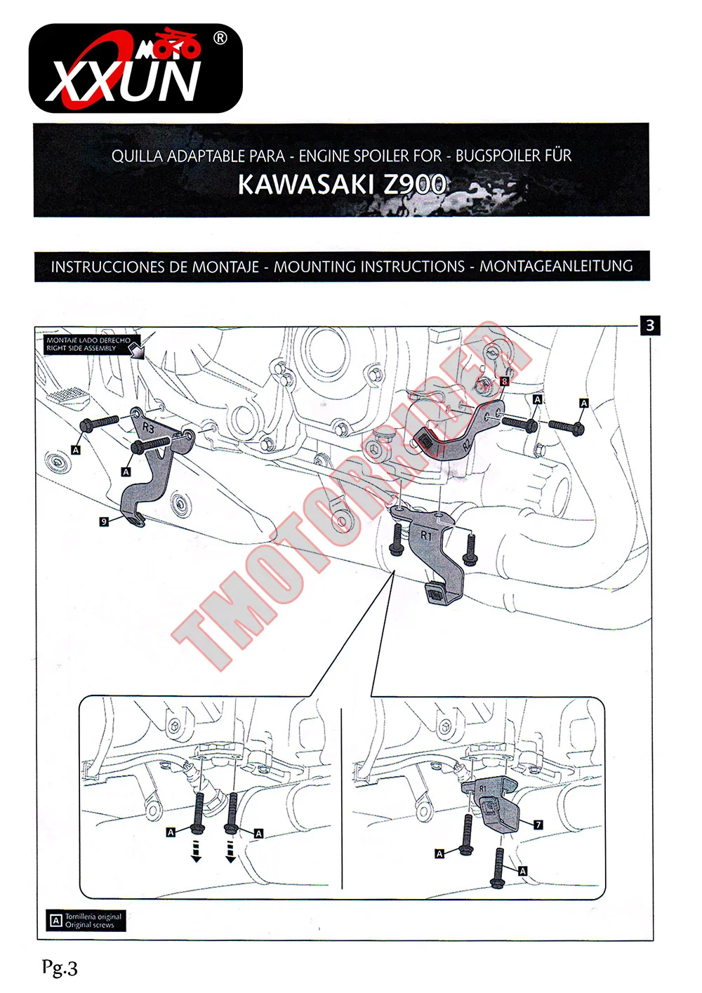 Для Kawasaki Z900 мотоцикл Bellypan живот Пан двигатель обтекатель спойлера рынок запчастей абс корпус Рама Комплект Нижняя панель