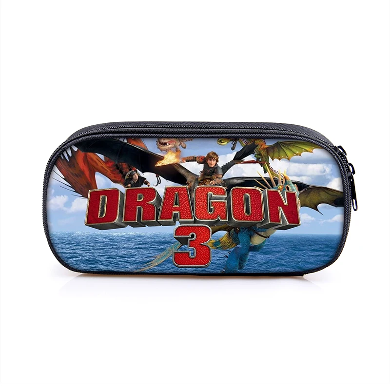 Чехол для карандашей с рисунком Как приручить дракона 3 мальчиков и девочек