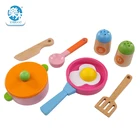 Деревянная имитация кухонной посуды для детей, 8 шт.