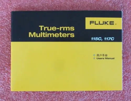 Полевой мультиметр Fluke 115C True RMS 1000 мкФ цифровой с подсветкой полевой подсветка