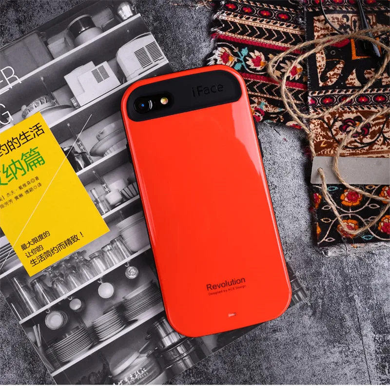 iFace Cute Fundas For iPhone X 8 plus 7 6 6s cases candy color smooth back cover iface coque for iphone case |