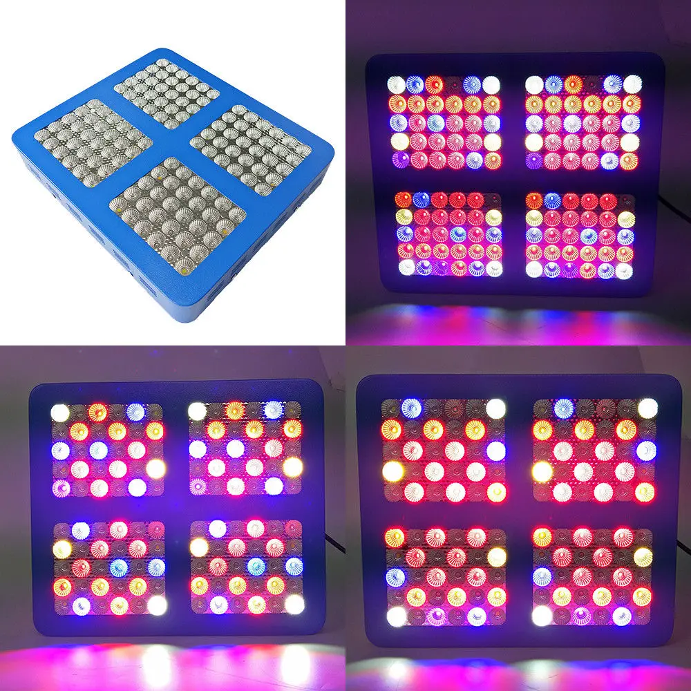 CrxSunny отражатель-серия 1200W светодиодный свет для выращивания полного спектра 380-730nm Светодиодный лампа для выращивания растений с питанием от источника для комнатные растения, овощи и с цветочным узором