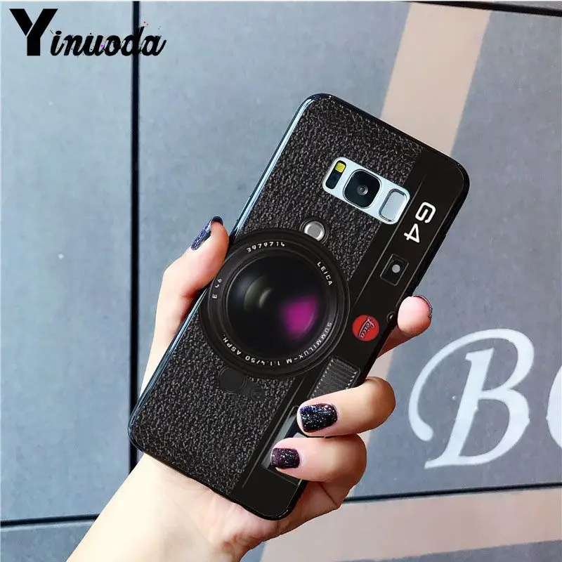 Цветной милый чехол Yinuoda в стиле ретро для телефона Samsung Galaxy S9 S20 S10 Plus S10E S6 S7 S8 S9Plus |
