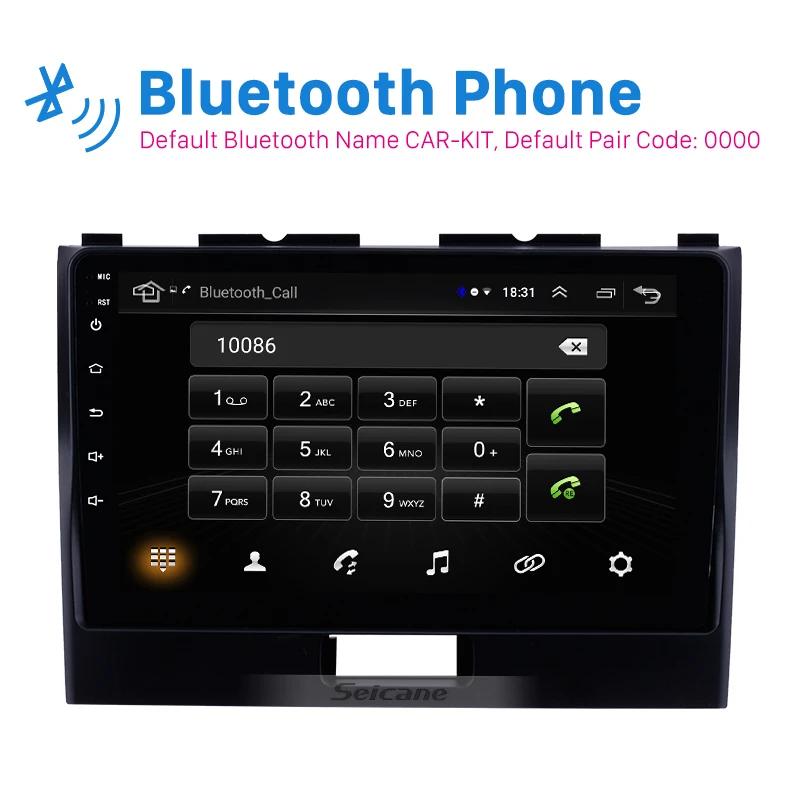 Seicane 9 дюймов Android 8 1 2Din автомобильный Радио Стерео мультимедийный плеер GPS для SUZUKI