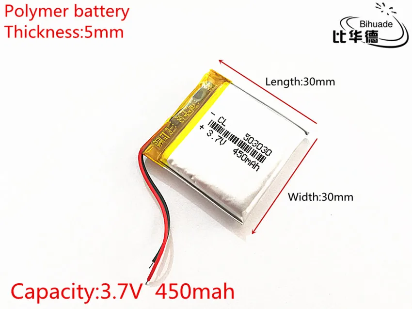 10 шт. литий полимерные аккумуляторы 3 7 в 450 мАч|3.7v 450mah|for mp3lithium polymer cell |