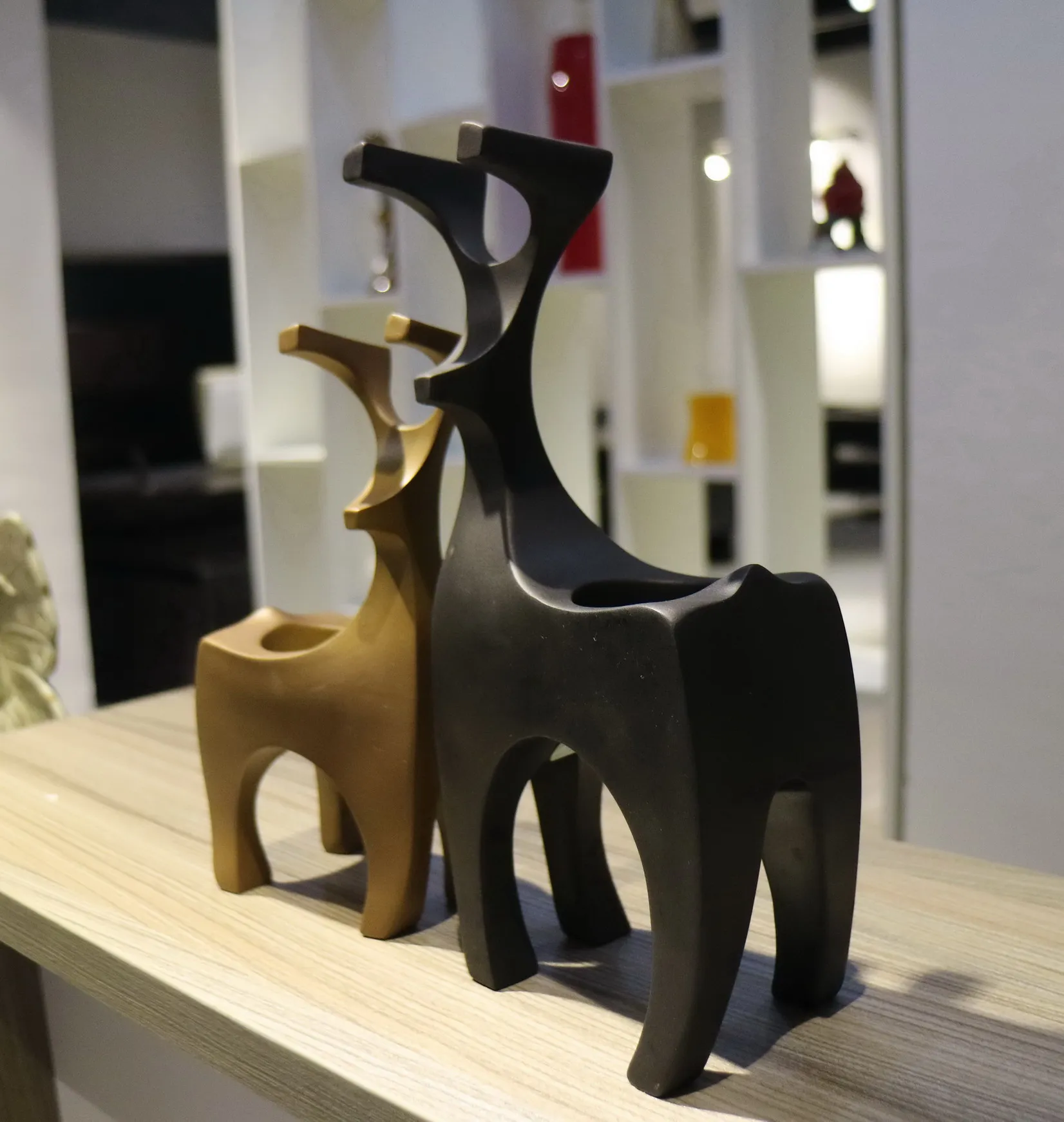 

The Living Room Decoration Decoration Home Furnishing Deer Candlestick Minimalist Modern Wedding Gift Creative Props Candlelight