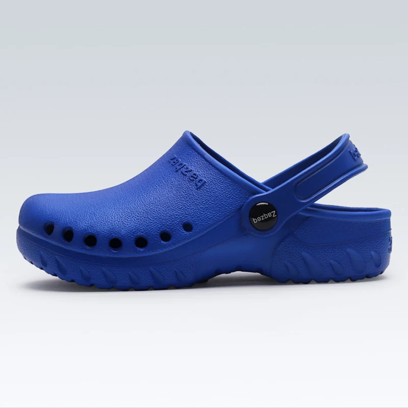 Royal Blue Тапочки медработника медицинские башмаки медсестры доктор Рабочая обувь Чистые сандалии эва Ультралайт для кормящих отменная фиксация Больничная обувь - Цвет: Royal Blue