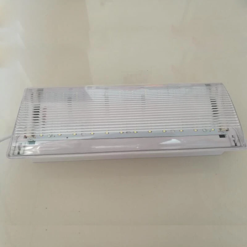 No Sticker DENOLITE 10PCS Back-up Настенный/потолочный 3W светодиодный аварийный светильник неподдерживаемый литиевый аккумулятор светодиодный указатель выхода светильник - Цвет: No Sticker