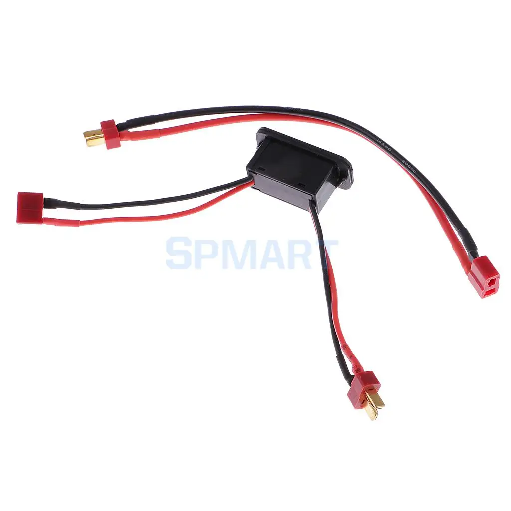 Axial T разъем для выключателя с удлинителем RC Lipo батареи | Игрушки и хобби
