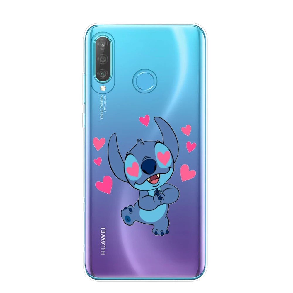 Чехол для телефона с рисунком стежка, чехол для huawei P8 P9 Lite P10 P20 P30 Lite Pro, Прозрачная силиконовая задняя крышка, мультяшный Мягкий ТПУ чехол s Capa