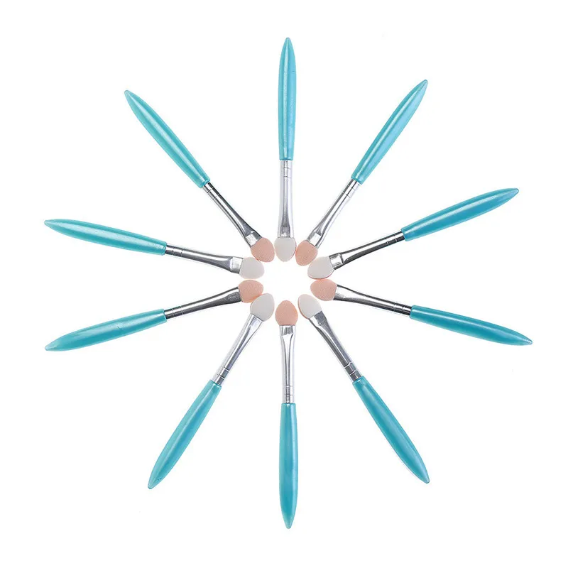 10 шт. Кисть для макияжа Аппликатор теней век подводка глаз Губка аппликатор