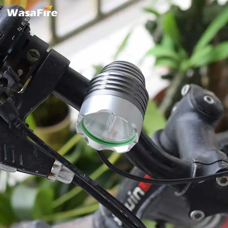 WasaFire XML T6 велосипедные фары 2000lm 3 режима Водонепроницаемый Велосипедный свет