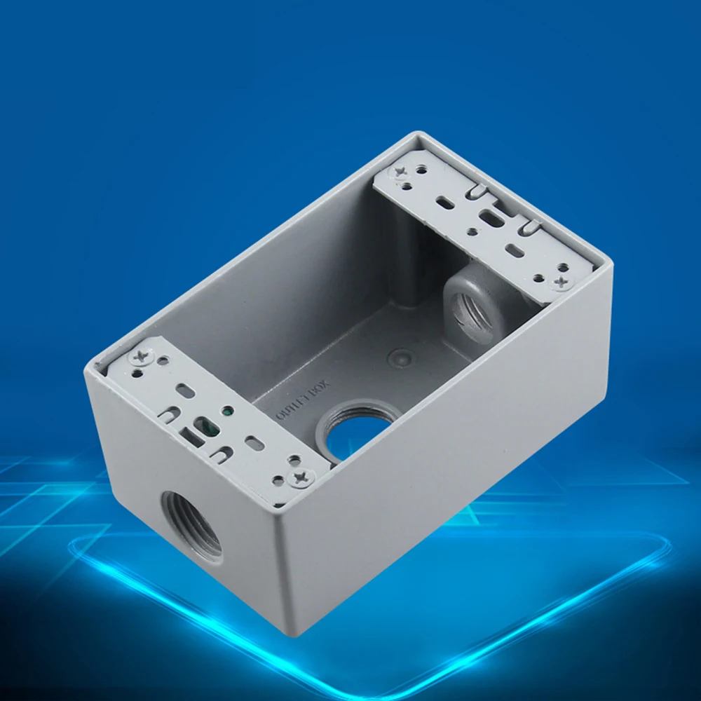 118 мм us Socket Switch Box алюминиевая чугунная установленная коробка US standard wall switch bottom