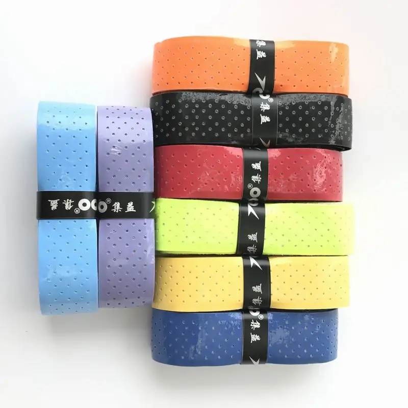 

5pcs/lot PU EVA perforated tacky feel Overgrip