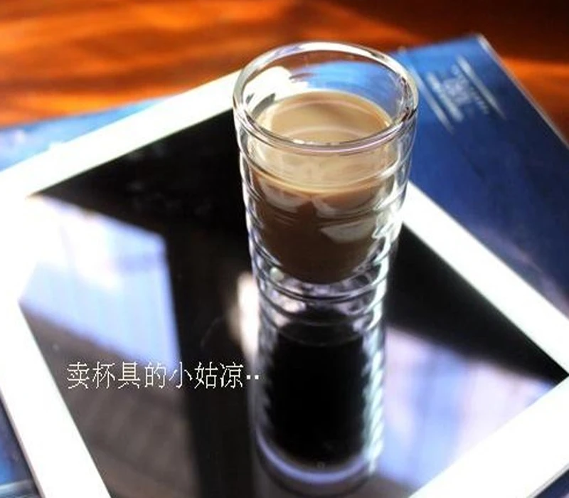 Nespresso стеклянная кружка для кофе с двойными стенками, чашка для чая, чаша для питья 85 мл, 150 мл, 350 мл
