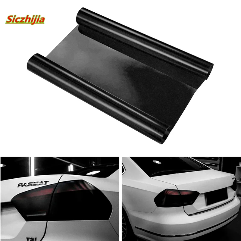 100 * 30cm headlights taillight film car motorcycle decoration 7 colors for SEAT Ibiza Leon Toledo Arosa Alhambra Exeo FR |