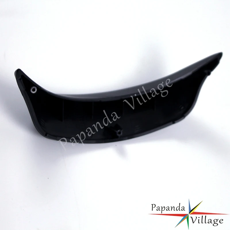 Матовый черный спойлер для передней фары мотоцикла из АБС пластика козырек Vespa