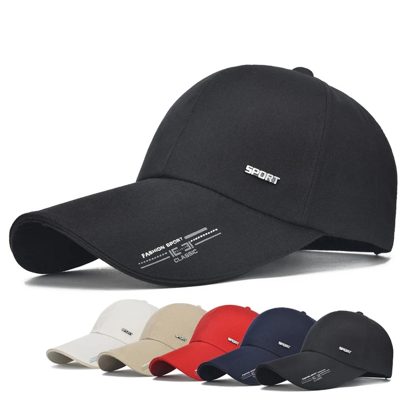 Бейсболки мужские весенние шапки с трещоткой Snapback черные Роскошные брендовые 2018