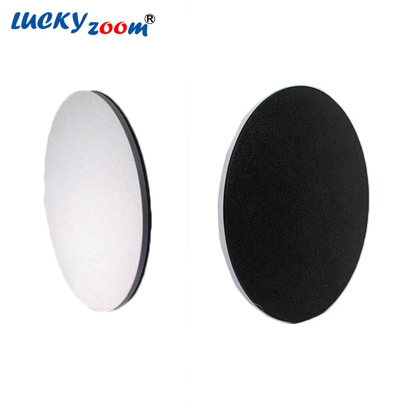 

Plastic Black White Microscope Stage Plate 95mm Board 2 Sides Durable Base For Stereo Zoom Microscope