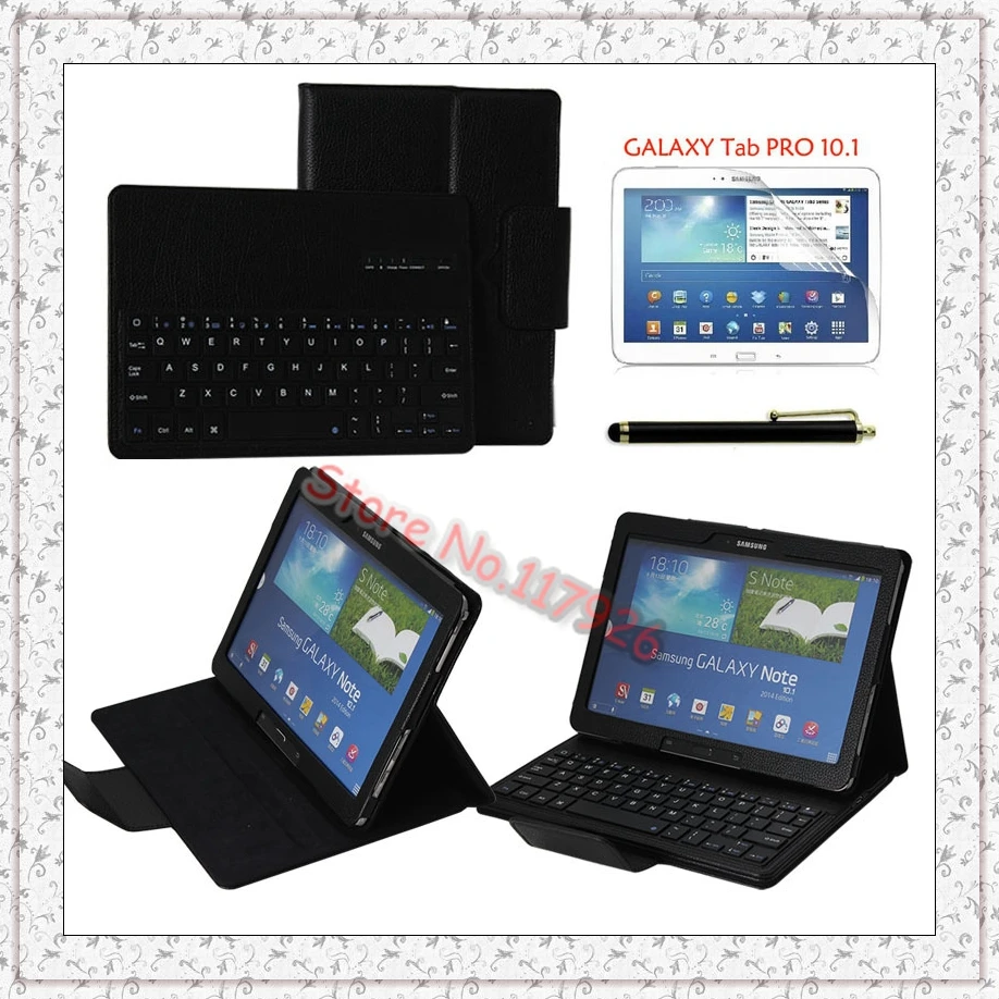 Съемный кожаный чехол для Samsung Galaxy Tab Pro 10 1 T520 T521 Note P600 P601 + ручка пленка|for samsung galaxy