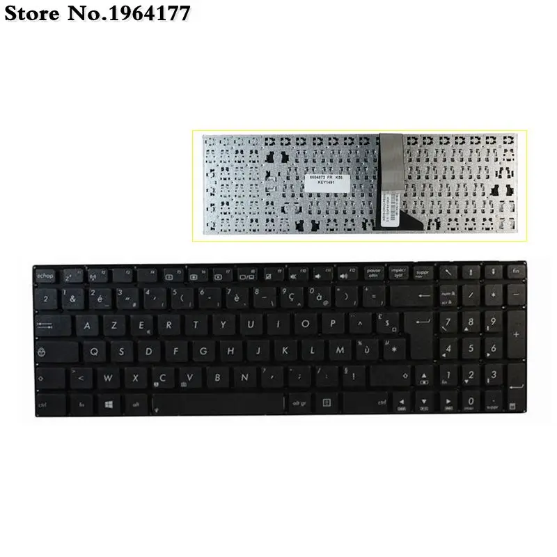 Новая французская черная клавиатура для ASUS X550C X550VC X550CA X550CC Y581J X550 X550CL X550Z Y581C Y581L X550W