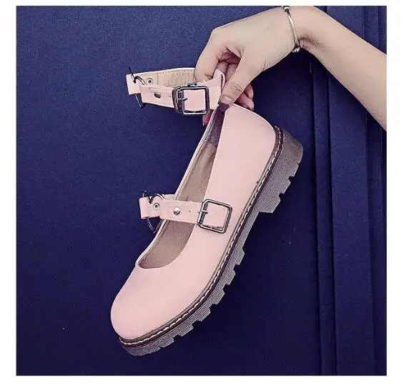 

Japanese lovelive student cosplay shoes kawaii girl jk uniform lolita shoes PU leather heart-shaped women shoes loli cos