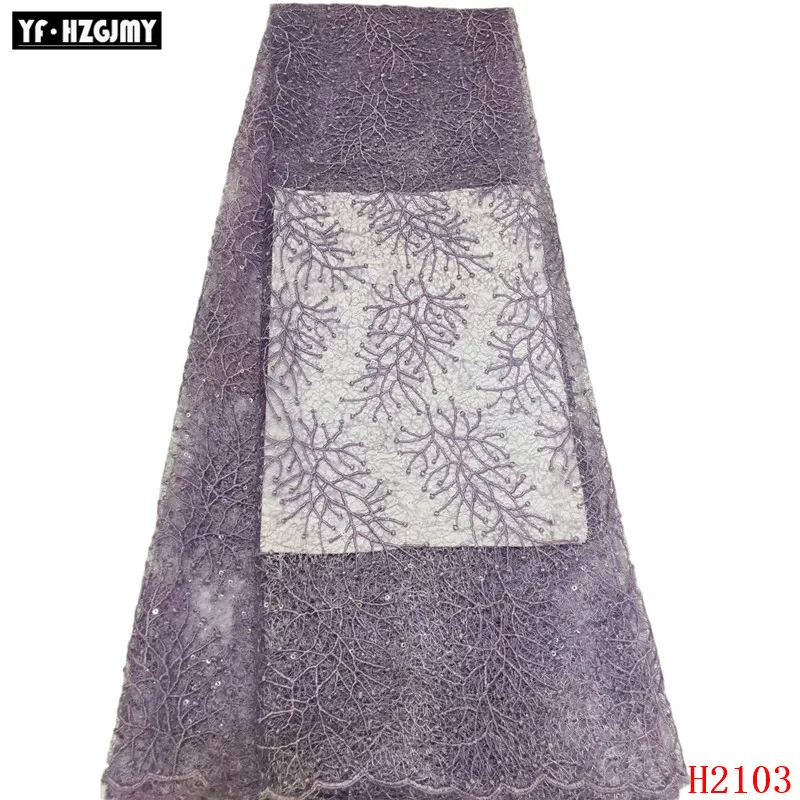 

YF HZGJMY Wholesale red French Tulle Lace Fabric With Stones embroidery mesh lace for Wedding Dress free shipping A2103-1