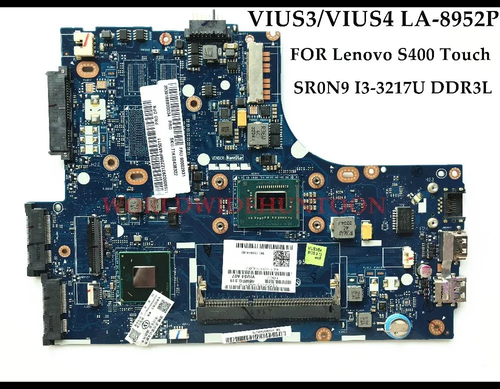 Высокое Качество для Lenovo S400 Touch Материнская плата ноутбука VIUS3/VIUS4 LA-8952P FRU:90002931 SR0N9