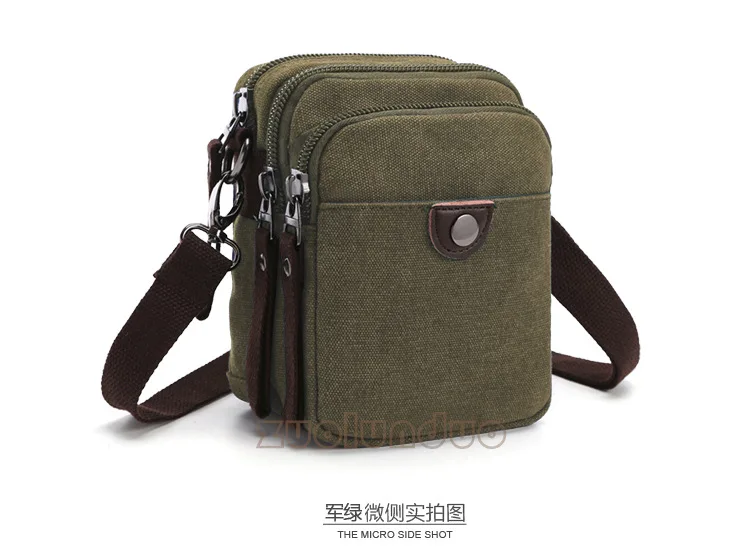 Холст Crossbody сумка Для Мужчин Армия Винтаж Курьерские сумки Сумка Повседневное дорожные сумки 5017-29