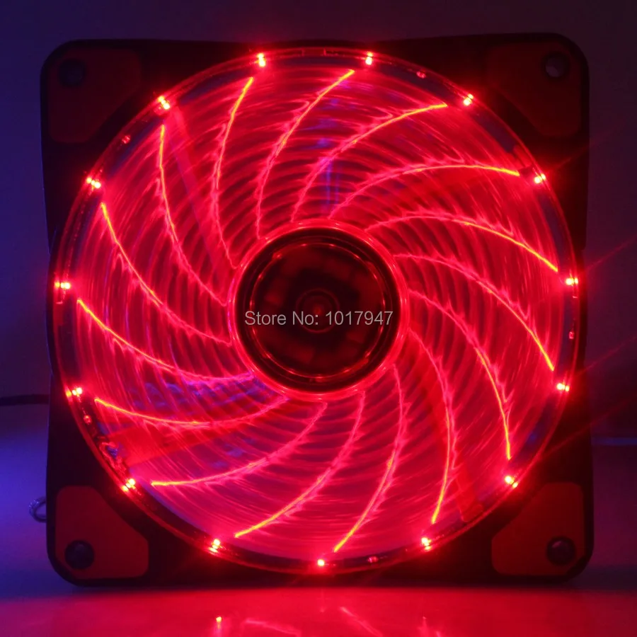 2 шт. в партии гидравлический 4Pin 12v 12025 120mm 12 cm120mm * 25MM компьютер ПК LED Бесщеточный