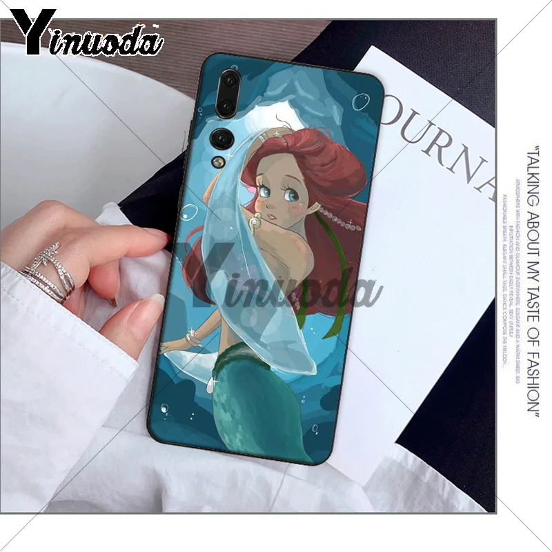 Чехол для телефона Yinuoda Princess Ariel Little Mermaid snow Huawei P10 plus 20 pro P20 lite mate9 10 honor view10 |