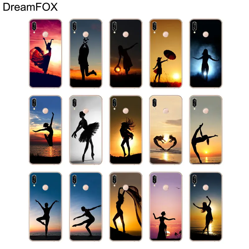 DREAMFOX M448 танцор Мягкий ТПУ силиконовый чехол для Huawei Honor 6a 6C 7X9 10 P20 P30 Lite Pro P Smart 2019 |