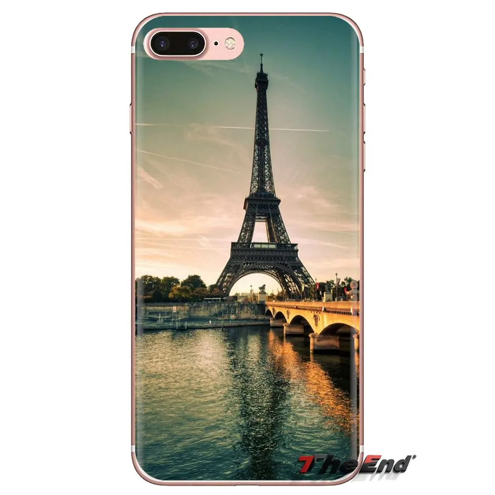 Силиконовый чехол-сумка Париж Эйфелева башня ночью для Huawei NOVA 2 3 2i 3i Y6 Y7 Y9