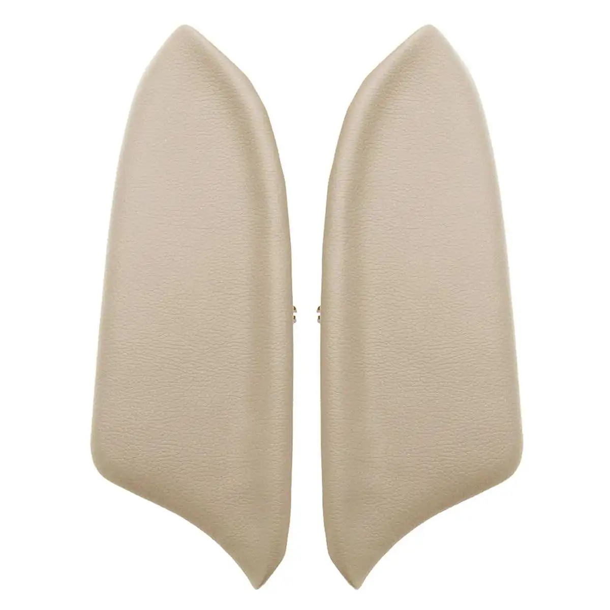 Beige 2 шт. Автомобильная панель передней двери DIY отделка крышки подлокотника и настоящая кожа для Honda для Accord 2008 2009 2010 2011 2012 - Название цвета: Beige