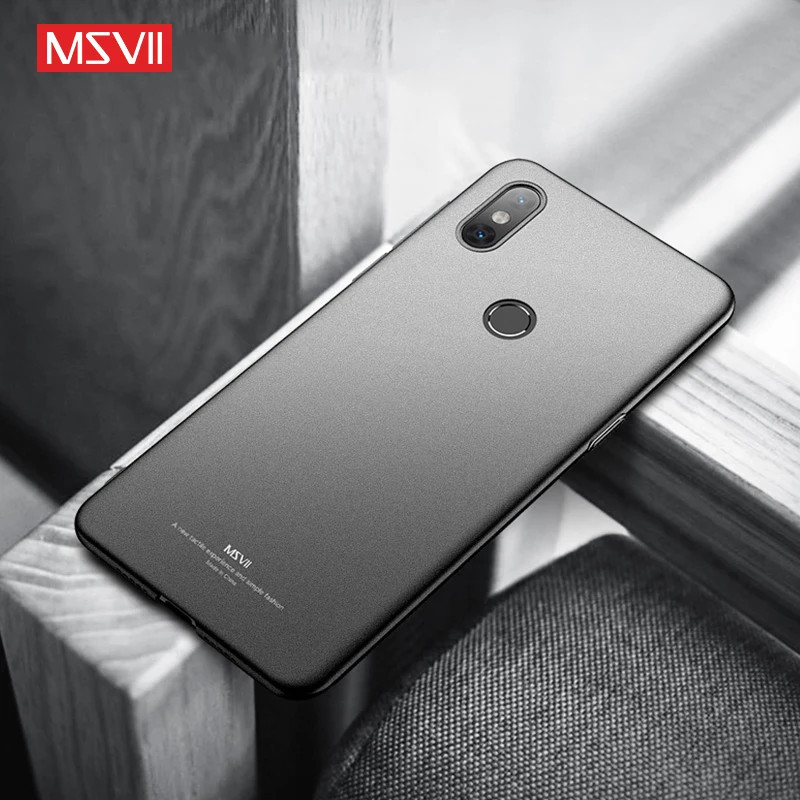 Чехол Mix 2 S 3 с кольцом для пальцев MSVII Тонкий матовый чехол Xiaomi Mi Держатель Жесткий