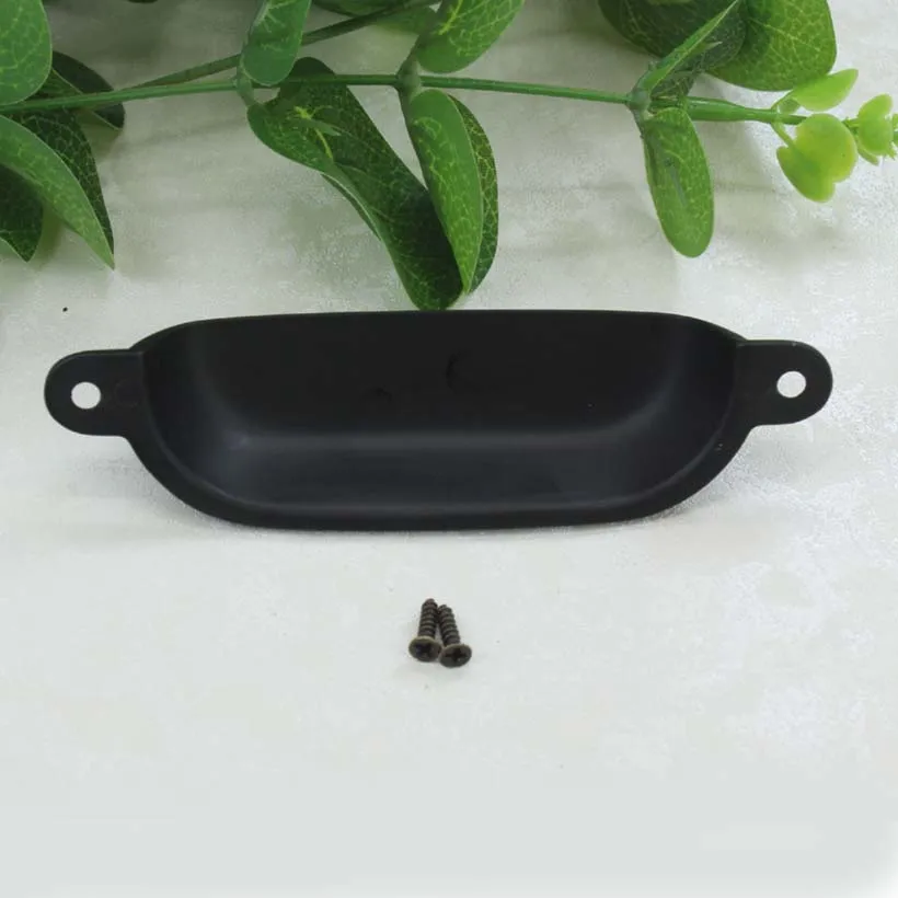 Современный простой раскладной набор черных мебельных ручек черный ящик для