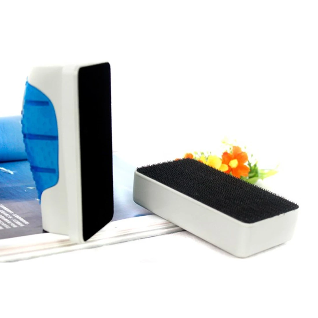 1 шт. Магнитная Щетка для аквариума стеклянный скребок водорослей плавающая