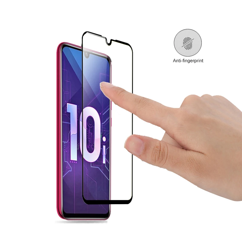 2 шт 3D закаленное стекло на 10i Honor 10i защита экрана полное покрытие Защитное стекло для huawei Honor Honer 10i 6," HRY-LX1T