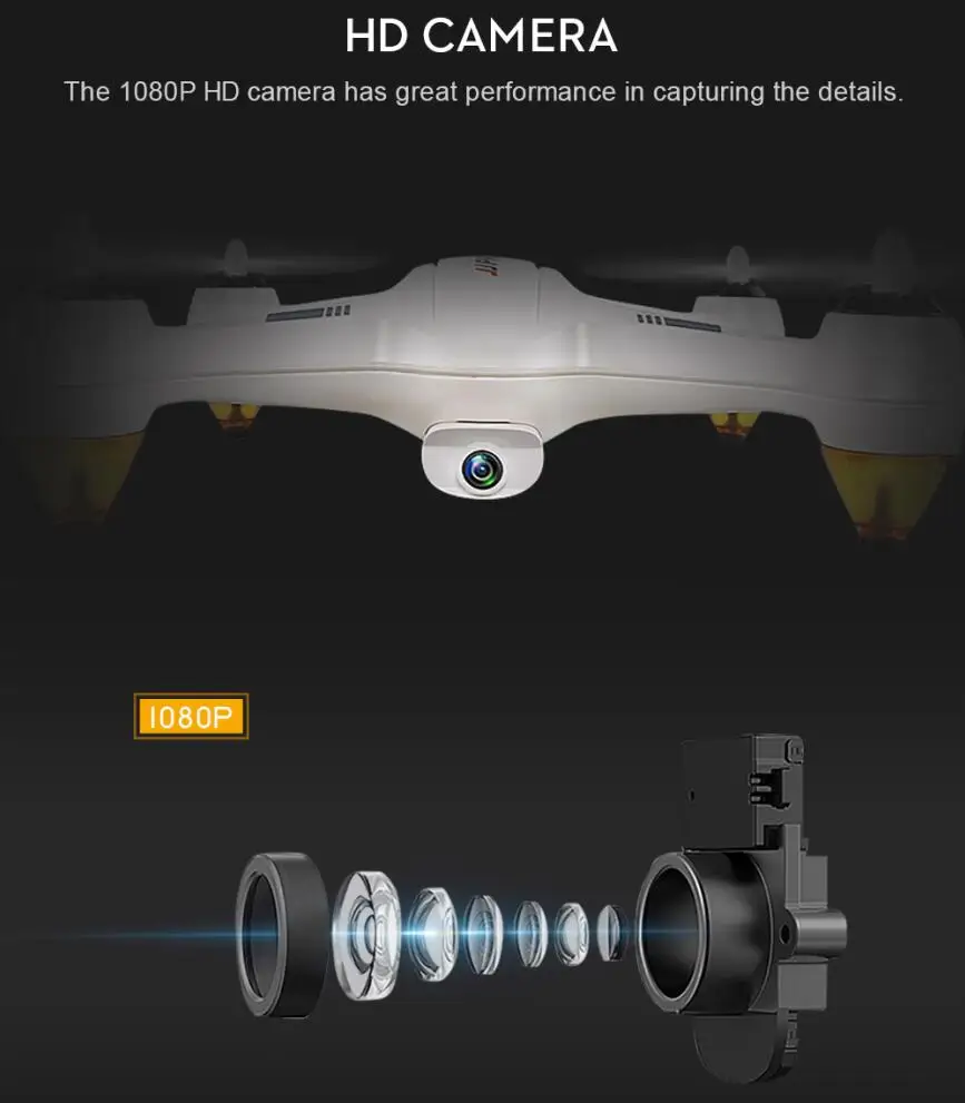 Профессиональный Квадрокоптер с дистанционным управлением WIFI FPV X3 бесщеточный