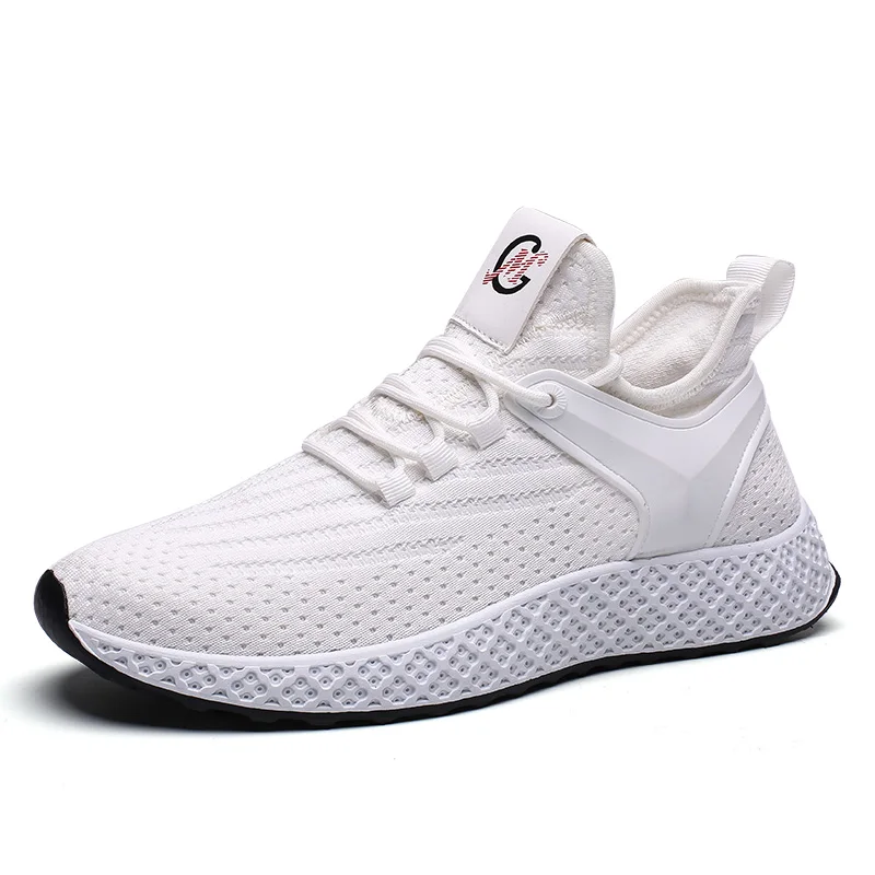 2019 модные кроссовки мужская повседневная обувь Мужские дышащие со шнуровкой