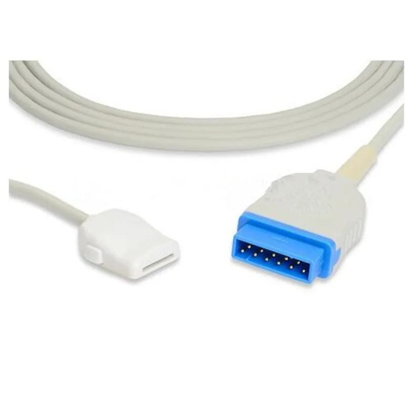 Бесплатная доставка, совместим с GE Marquette 11 Pin с технологией Masimo LNOP, кабель адаптера Spo2, Удлинительный кабель Spo2 из ТПУ