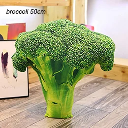 Broccoli 22 фрукты овощи в форме плюшевые игрушки подушка валик клубника манго дуриан киви лук брокколи морковь реалистичный Декор - Цвет: Broccoli
