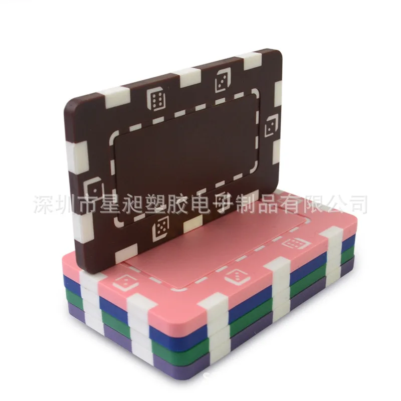 10 шт. прямоугольные покерные чипсы для покера|poker chips|abs poker chipsrectangle chips |