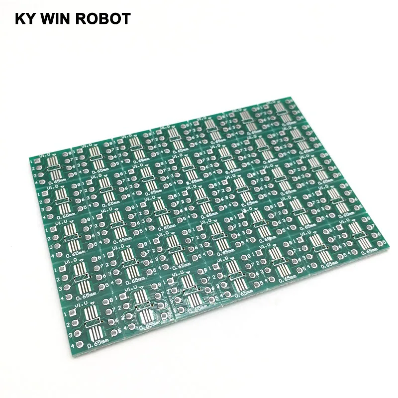 20 шт. SMD для DIP адаптера преобразователь SOP8 SSOP8 TSSOP8 плата модуль адаптеров пластина