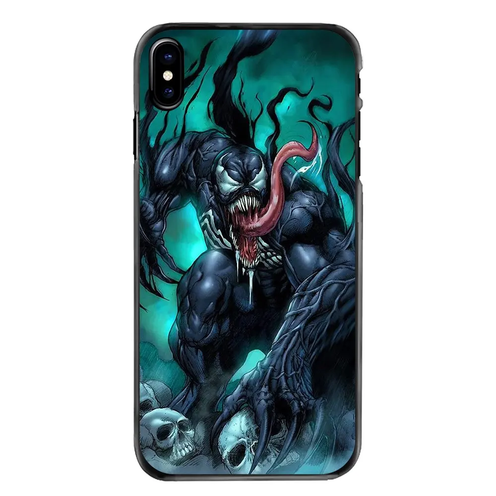 Marvel Spiderman Black Suit Villain Venom Symbol For Samsung Galaxy A3 A5 A7 A8 J1 J2 J3 J5 J7 Prime 2015 2016 2017 Phone Covers |