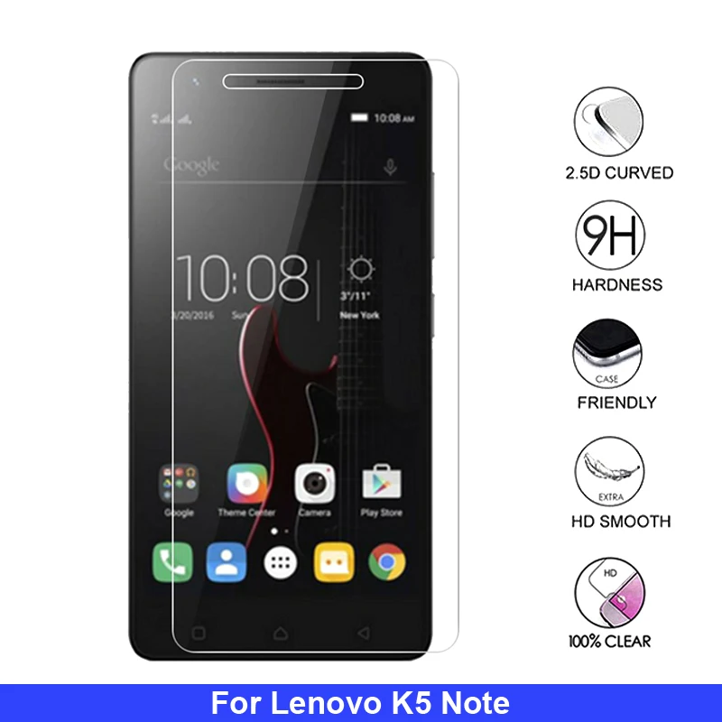 2 шт. закаленное стекло для Lenovo Vibe K5 Note A7020 K52t38 A7020a40 A7020a48 Защитная пленка экрана