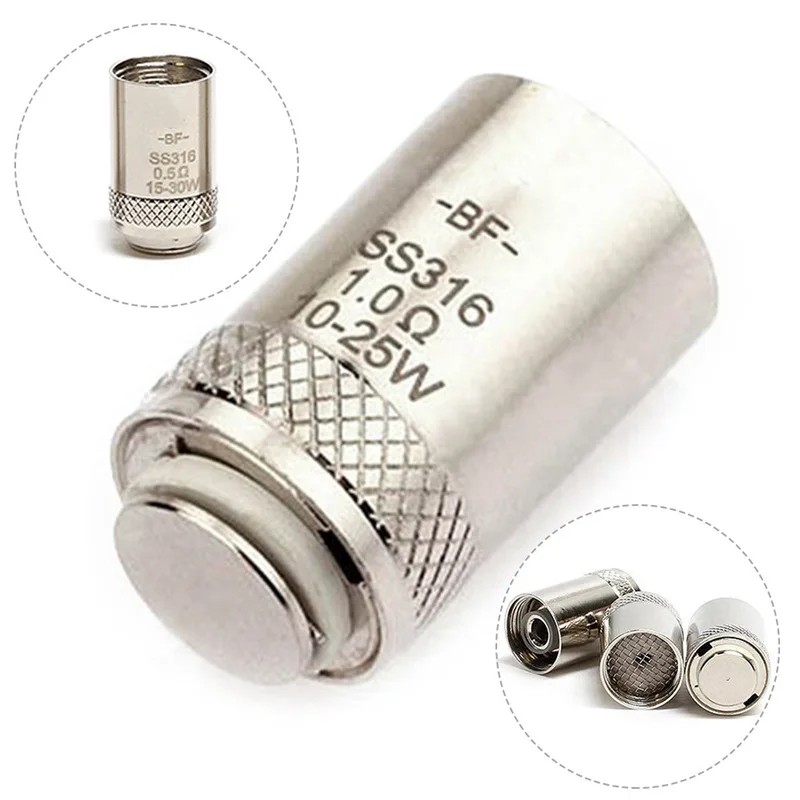 5 шт. сменные катушки для эго AIO Coil Cubis BF Coil SS316 0.5ohm/0.6ohm/1ohm/1.5ohm Coil для эго AIO Mini Atomizer