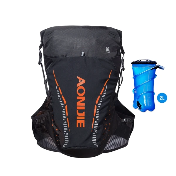 Bag 2L Bladder Red Aonijie, жилет для бега, гидратационная сумка, нейлон, 18L, рюкзак, сумка для прогулок на велосипеде, Пешие прогулки, тропа, марафон - Цвет: Bag 2L Bladder Red