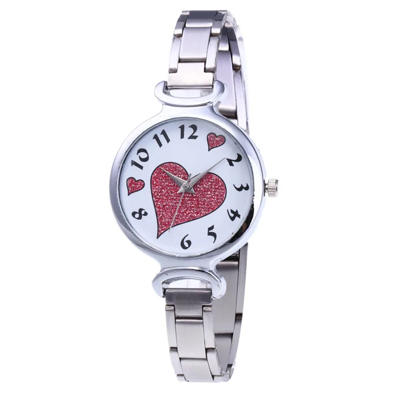 Новые модные женские часы кварцевые круглые наручные Горячая продажа наручных