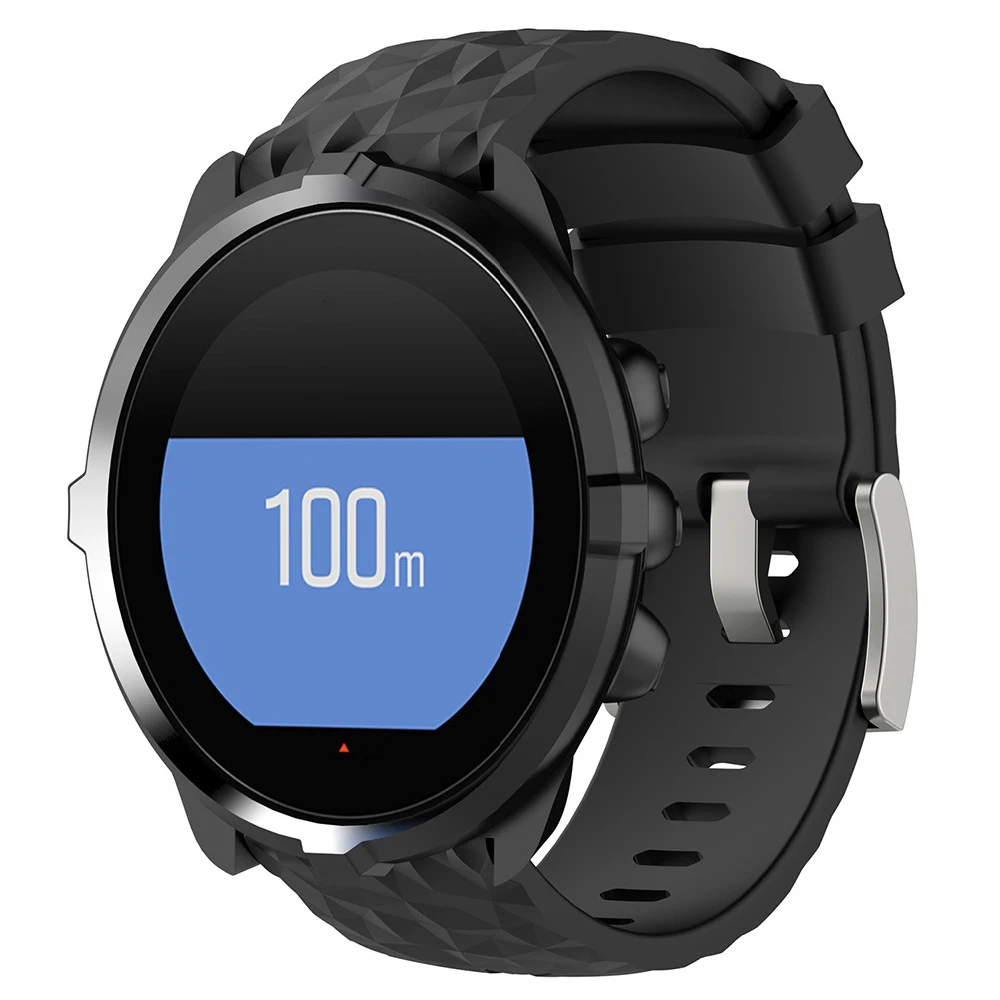 Ремешок силиконовый для Suunto Spartan Sport Hr Baro мягкий сменный Браслет Suunto9 9 аксессуары